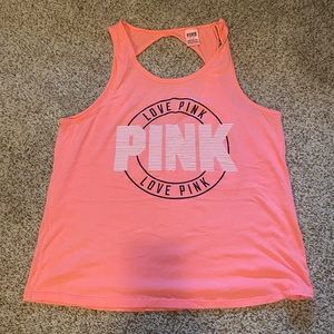 PINK tank top - size large